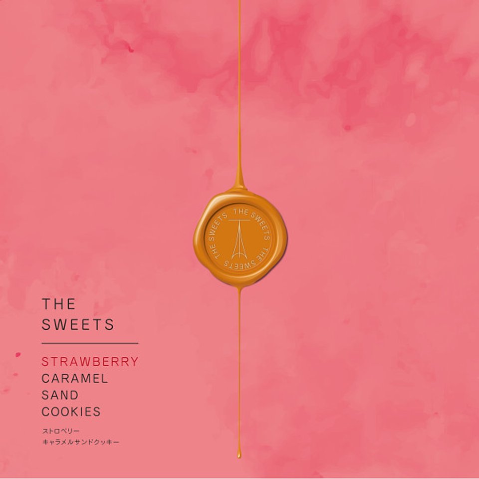 ザ・スウィーツ キャラメルサンドクッキー ≪オリジナル&苺≫(30個)【ギフト包装済】手土産 お返し 内祝い お祝い 回忌法要 法事 贈り物 プレゼント