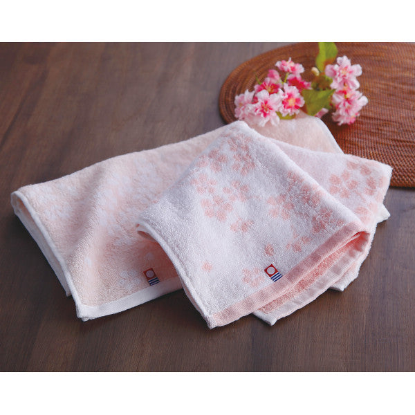今治謹製 さくら紋織 桜染め ウォッシュタオル2枚セット(木箱入)【ギフト包装済】 御中元 御歳暮 お祝い 手土産 内祝い お返し 香典返し 御供 プレゼント
