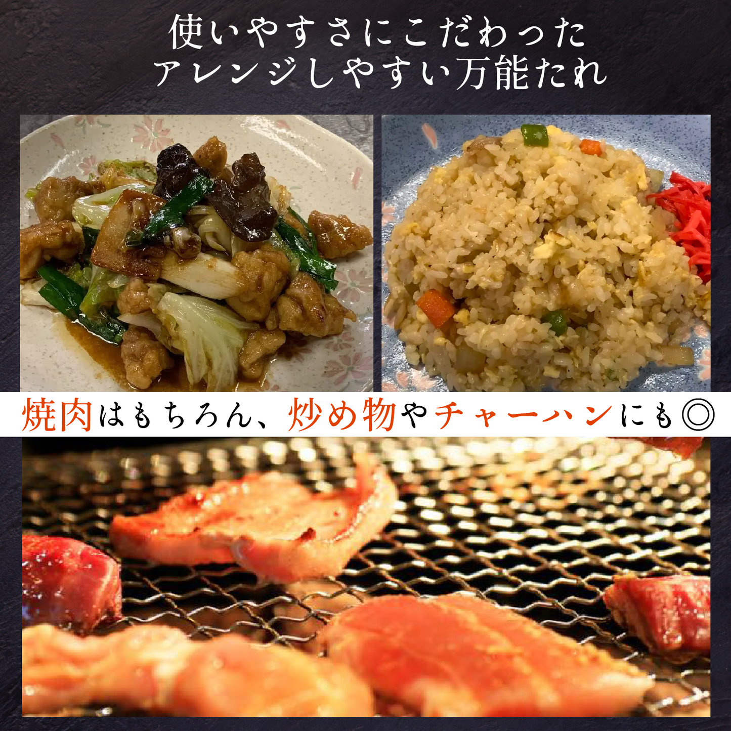 老舗問屋の万能だれ~極上「うまだれ」シリーズ~3本セット【しおだれ+うまからだれ+にんにくだれ】