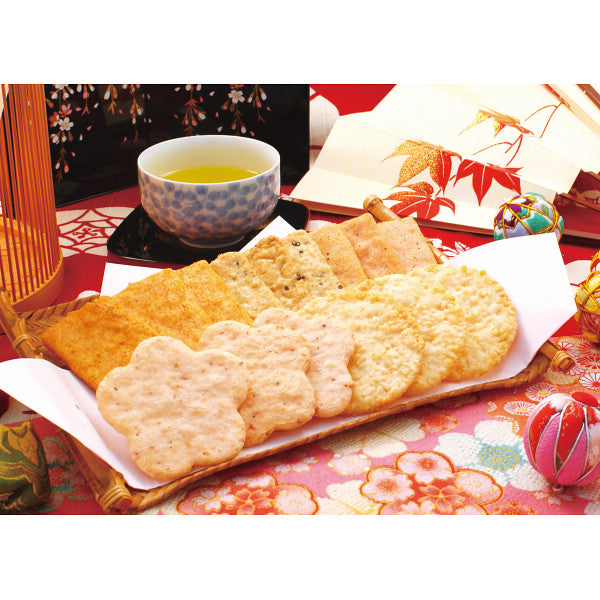 金澤兼六製菓 兼六の華KRN-15R【ギフト包装済】 黒ごま カレー えび サラダ せんべい 詰め合わせ 人気 個包装 贈り物 ギフト 菓子折り 御菓子 煎餅 ギフトせんべい おかき 個包装 手土産 お礼 お祝い お返し 内祝い お供え 贈り物