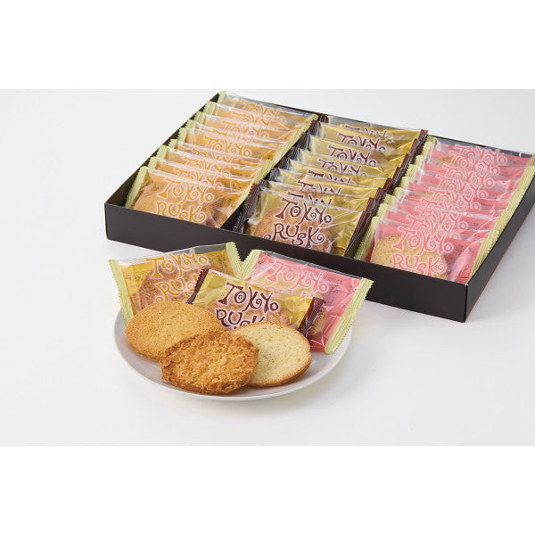 東京ラスク　ミックス（26枚）【ギフト包装済】 御中元 御歳暮 お祝い 手土産 内祝い お返し 香典返し 御供