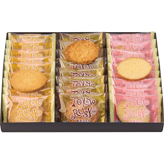 東京ラスク　ミックス（26枚）【ギフト包装済】 御中元 御歳暮 お祝い 手土産 内祝い お返し 香典返し 御供