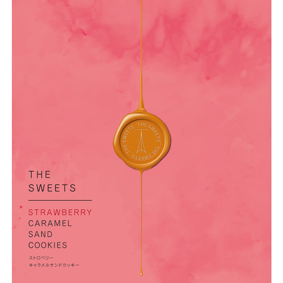 ザ・スウィーツ　苺キャラメルサンドクッキー（12個）【ギフト包装済】手土産　お返し　内祝い　お祝い　回忌法要　法事　贈り物　プレゼント