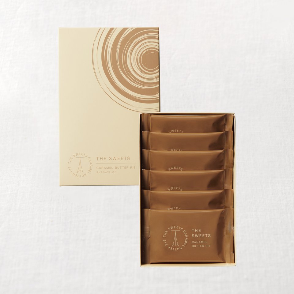 ザ・スウィーツ キャラメルバターパイ（6枚） ＳＣＢＰ10 【ギフト包装済】手土産 お返し お中元 お歳暮 内祝い お祝い 回忌法要 法事 贈り物 プレゼント