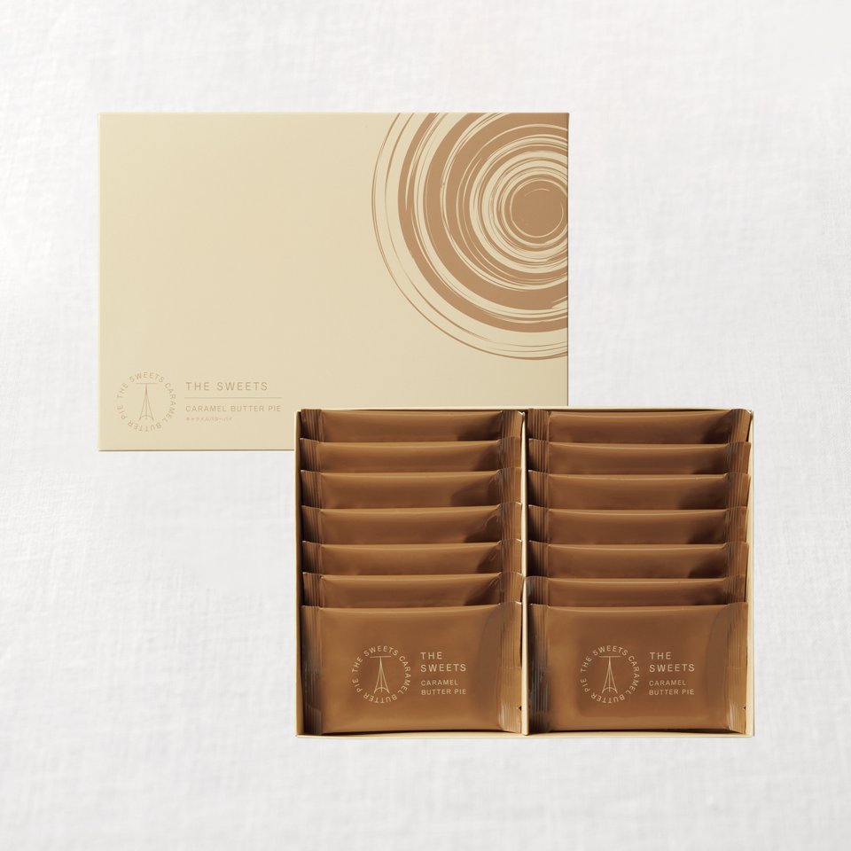 ザ・スウィーツ キャラメルバターパイ（１４枚） ＳＣＢＰ２０【ギフト包装済】手土産 お返し お中元 お歳暮 内祝い お祝い 回忌法要 法事 贈り物 プレゼント