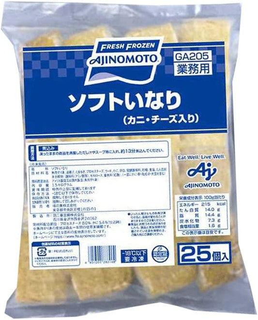 [冷凍] 味の素 ソフトいなり(カニ・チーズ入) 1.5kgX1個