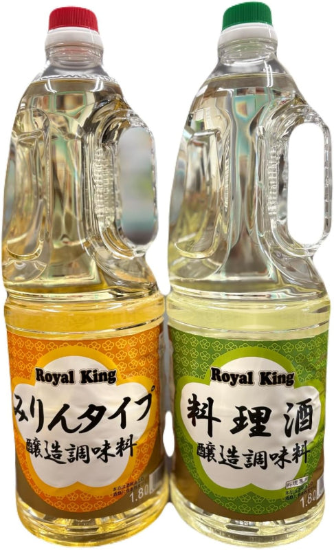 ロイヤルキング みりんタイプ・料理酒セット, 業務用, 1.8L×2本