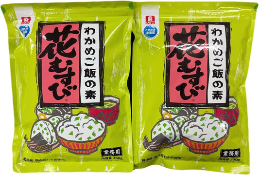 リケン 花むすび わかめご飯の素, 300g×2袋, 業務用