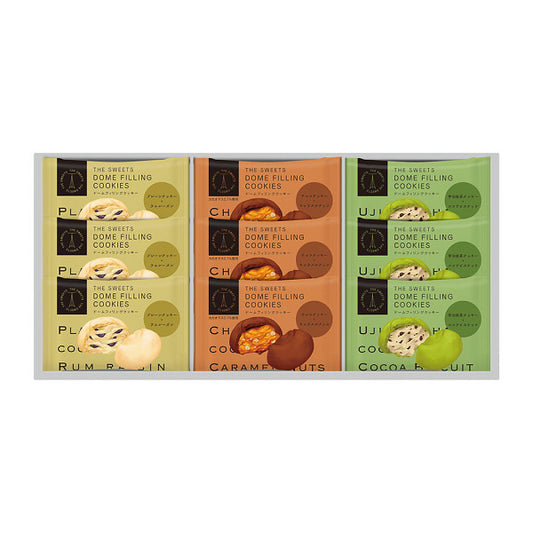 ザ・スウィーツ　ドームフィリングクッキー（9個）【ギフト包装済】 御中元 御歳暮 お祝い 手土産 内祝い お返し 香典返し 御供