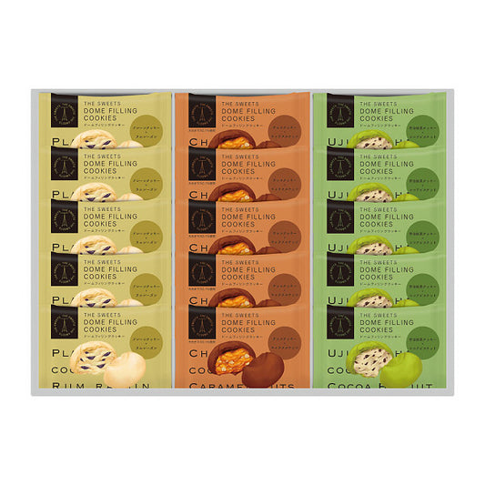 ザ・スウィーツ　ドームフィリングクッキー（15個）【ギフト包装済】 御中元 御歳暮 お祝い 手土産 内祝い お返し 香典返し 御供
