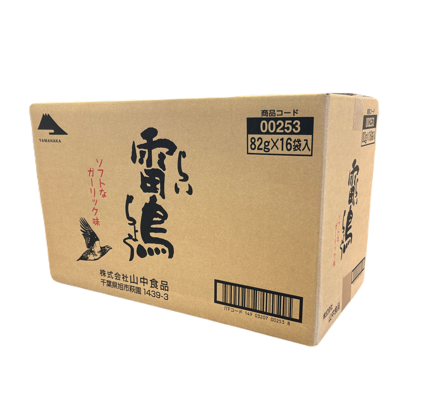 山中食品 雷鳥 ガーリック味 82g×16入