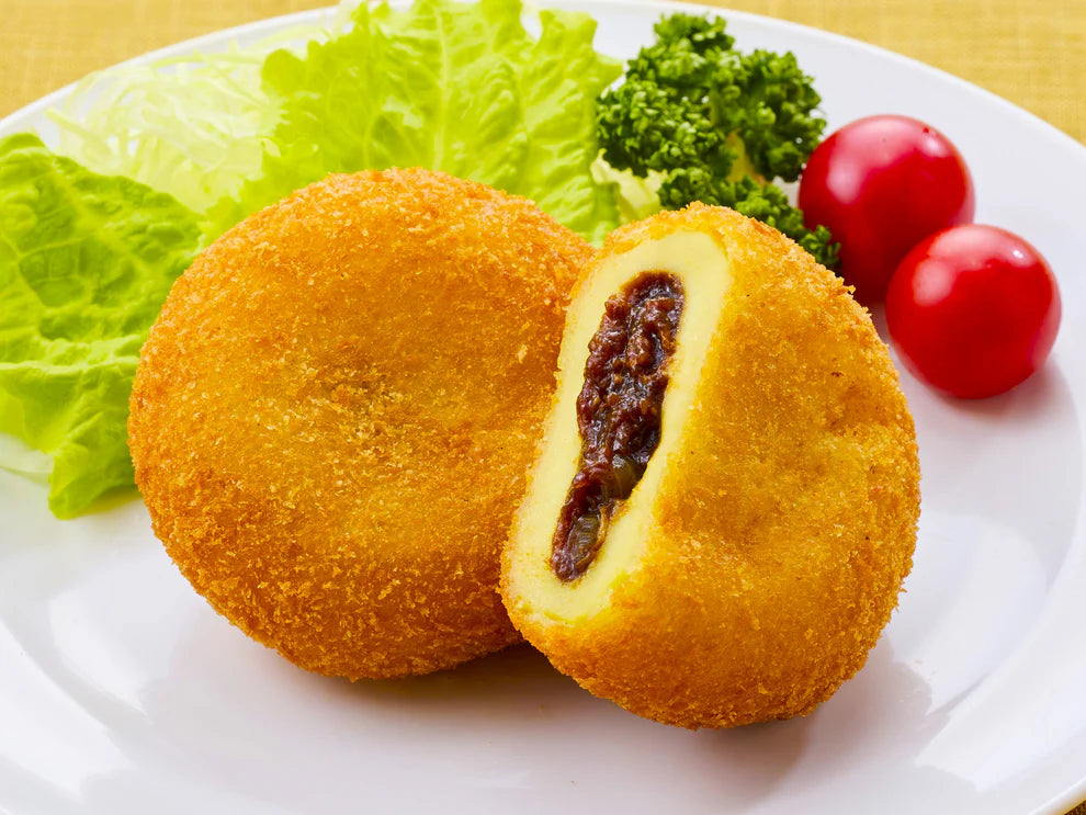 [冷凍] 味のちぬや もちもっちポテト カレー味 10個入×3袋